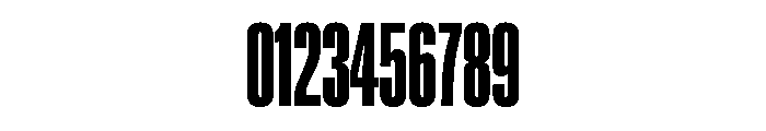 Super Condensed Black Font OTHER CHARS