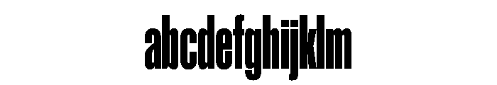 Super Condensed Black FONT