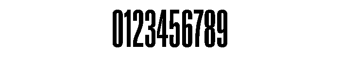 Super Condensed Bold Font OTHER CHARS