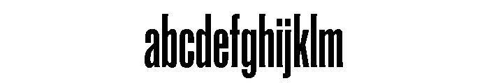 Super Condensed Bold FONT
