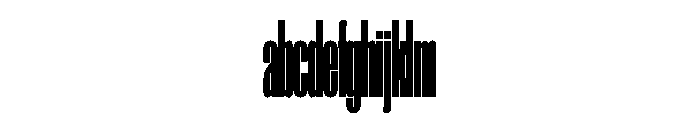 Super Condensed Compressed Black FONT