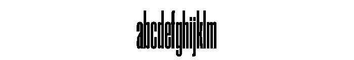 Super Condensed Compressed Bold FONT