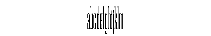 Super Condensed Compressed Extra Light FONT