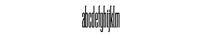 Super Condensed Compressed Light FONT