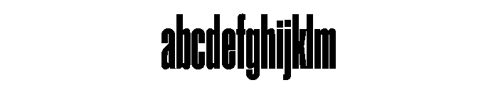 Super Condensed Condensed Black FONT