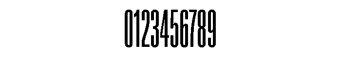 Super Condensed Condensed Regular Font OTHER CHARS