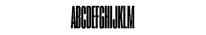 Super Condensed Extra Condensed Bold Font UPPERCASE