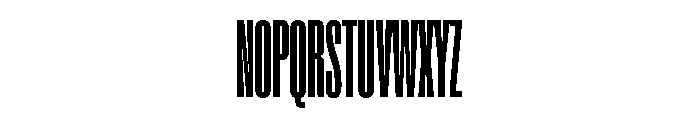 Super Condensed Extra Condensed Bold Font UPPERCASE