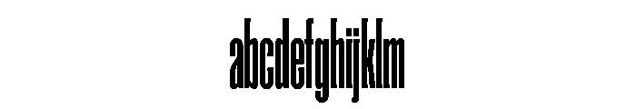 Super Condensed Extra Condensed Bold FONT