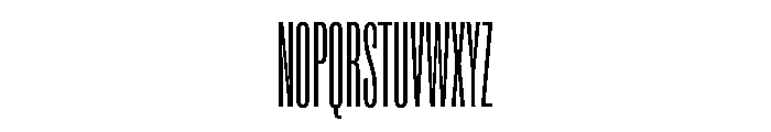 Super Condensed Extra Condensed Light Font UPPERCASE