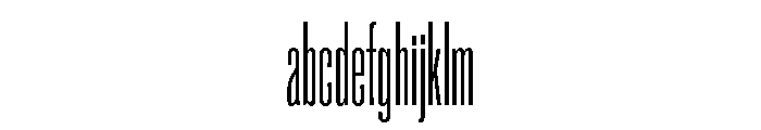 Super Condensed Extra Condensed Light FONT