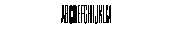 Super Condensed Extra Condensed Regular Font UPPERCASE