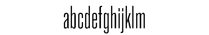 Super Condensed Light FONT