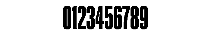 Super Condensed Semi Wide Black Font OTHER CHARS