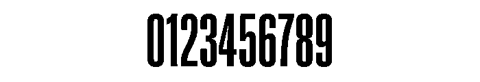 Super Condensed Semi Wide Bold Font OTHER CHARS