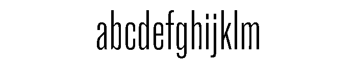 Super Condensed Semi Wide Light FONT