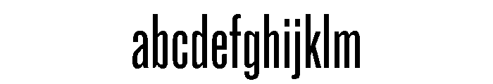 Super Condensed Semi Wide Regular FONT