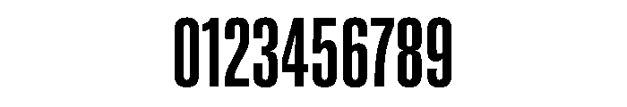 Super Condensed Wide Bold Font OTHER CHARS