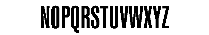 Super Condensed Wide Bold Font UPPERCASE