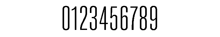 Super Condensed Wide Light Font OTHER CHARS