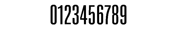 Super Condensed Wide Regular Font OTHER CHARS