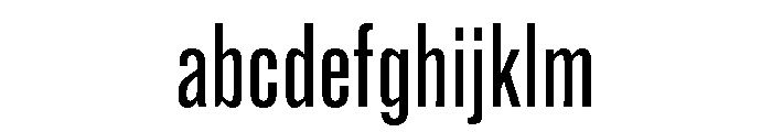 Super Condensed Wide Regular FONT