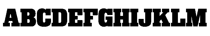Superba Bold Font UPPERCASE