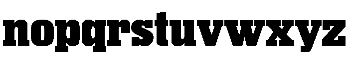 Superba Bold Font LOWERCASE