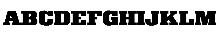 Superba Extra Expanded Bold Font UPPERCASE