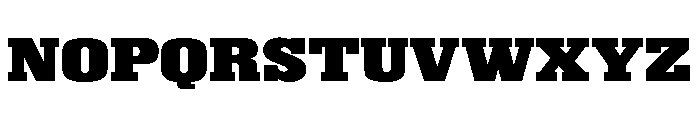 Superba Extra Expanded Bold Font UPPERCASE