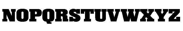 Superba Wide Bold Font UPPERCASE