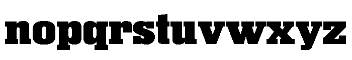 Superba Wide Bold Font LOWERCASE