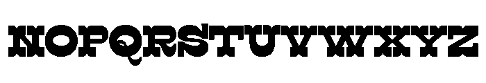 Surfbird Cut Black Font UPPERCASE