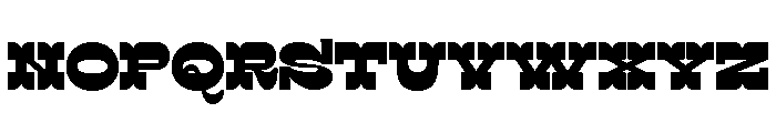 Surfbird Cut Black Font LOWERCASE