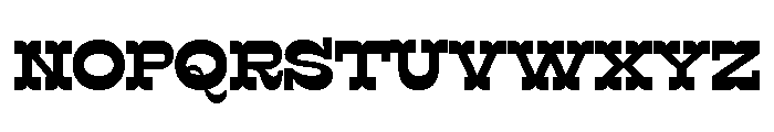 Surfbird Cut Bold Font UPPERCASE