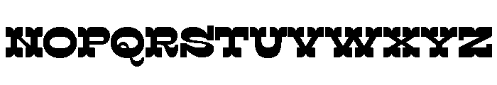 Surfbird Cut Bold Font LOWERCASE