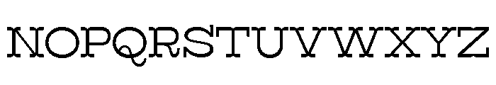 Surfbird Cut Light Font LOWERCASE