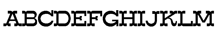 Surfbird Cut Medium Font UPPERCASE