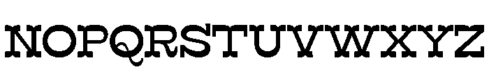 Surfbird Cut Medium Font UPPERCASE