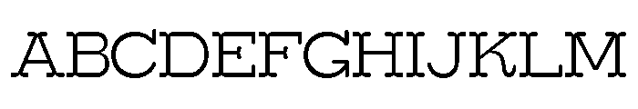 Surfbird Cut Round Light Font UPPERCASE