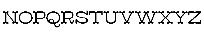 Surfbird Cut Round Light Font LOWERCASE