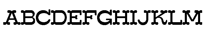 Surfbird Cut Round Medium Font UPPERCASE