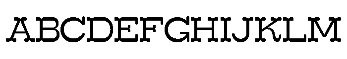 Surfbird Cut Round Regular Font UPPERCASE