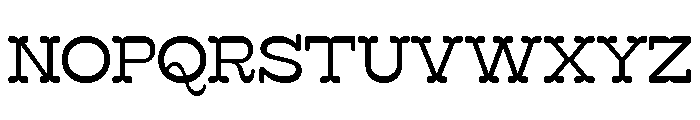Surfbird Cut Round Regular Font UPPERCASE
