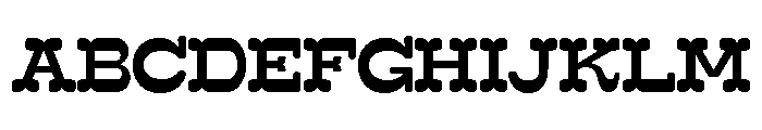 Surfbird Cut Round Semi Bold Font UPPERCASE
