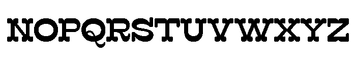 Surfbird Cut Round Semi Bold Font UPPERCASE