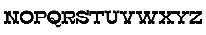 Surfbird Cut Semi Bold Font UPPERCASE