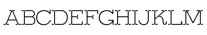 Surfbird Cut Thin Font UPPERCASE
