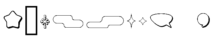 Surfbird Graphics Contour Font OTHER CHARS