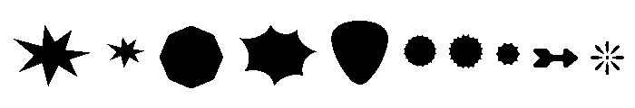 Surfbird Graphics Fill Font OTHER CHARS